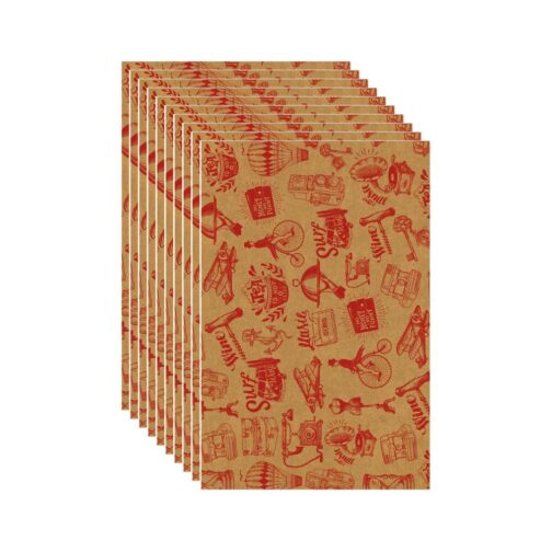 Papel Kraft Vintage 80x100 Cm 10 Unidades