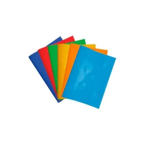 Producto: Forros Tipo: College Diseño: Plastico Dimenciones: 26x40 Cm Aprox Tipo de venta: Pack Unidades por pack: 10